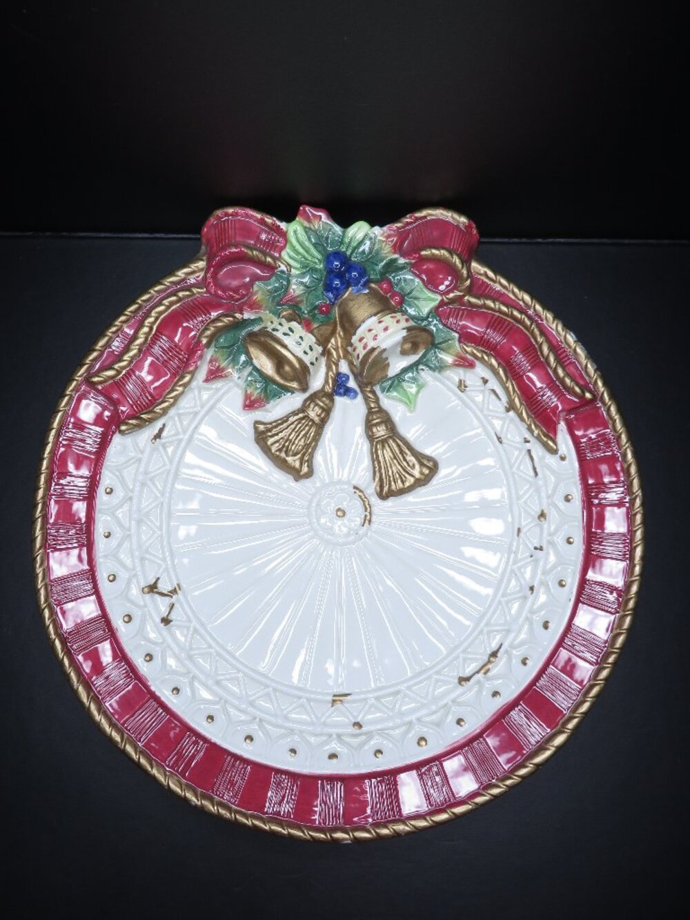 Fitz and Floyd Holiday Plate